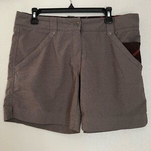 Nike Golf Women Dri Fit Short Brown With Plaid